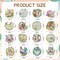 Diamond Art Refrigerator Magnets Kit - 16 PCS Farmhouse Horse Pig Cow Sheep Chicken Duck Dog Rabbit Diamond Art